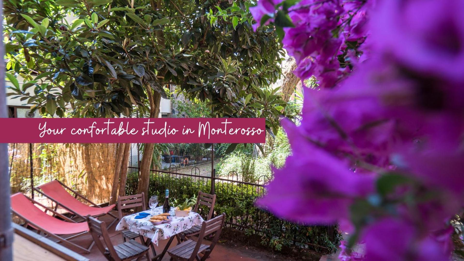 Il Giardino Di Ada Ground Floor Studio With Ac And Patio Μοντερόσο αλ Μάρε Εξωτερικό φωτογραφία
